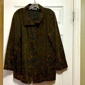 Habitat black/brown tapestry jacket.